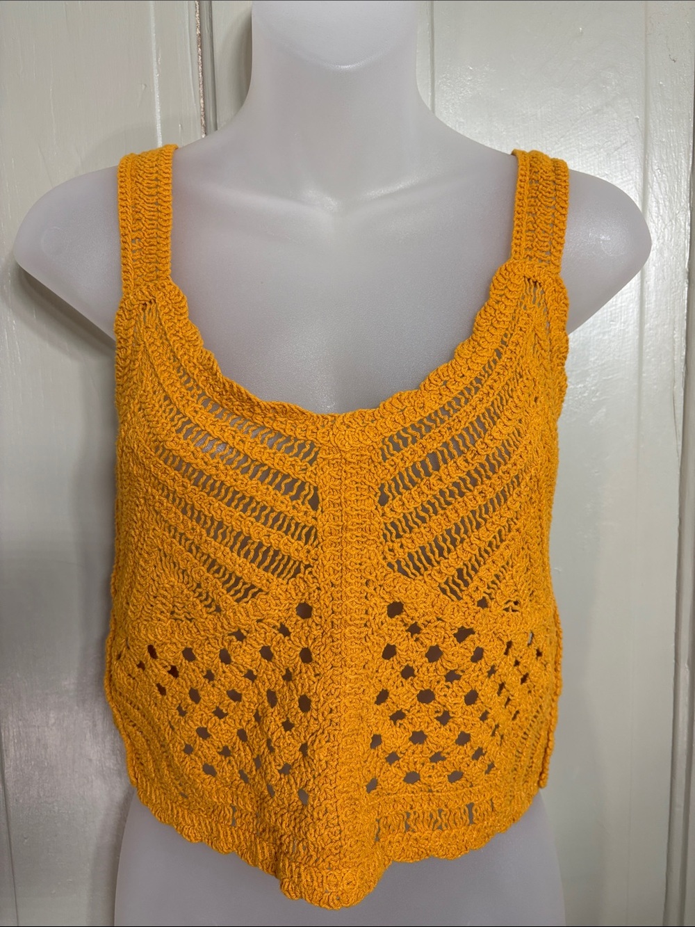 Sans Souci Boho Crochet Crop Top